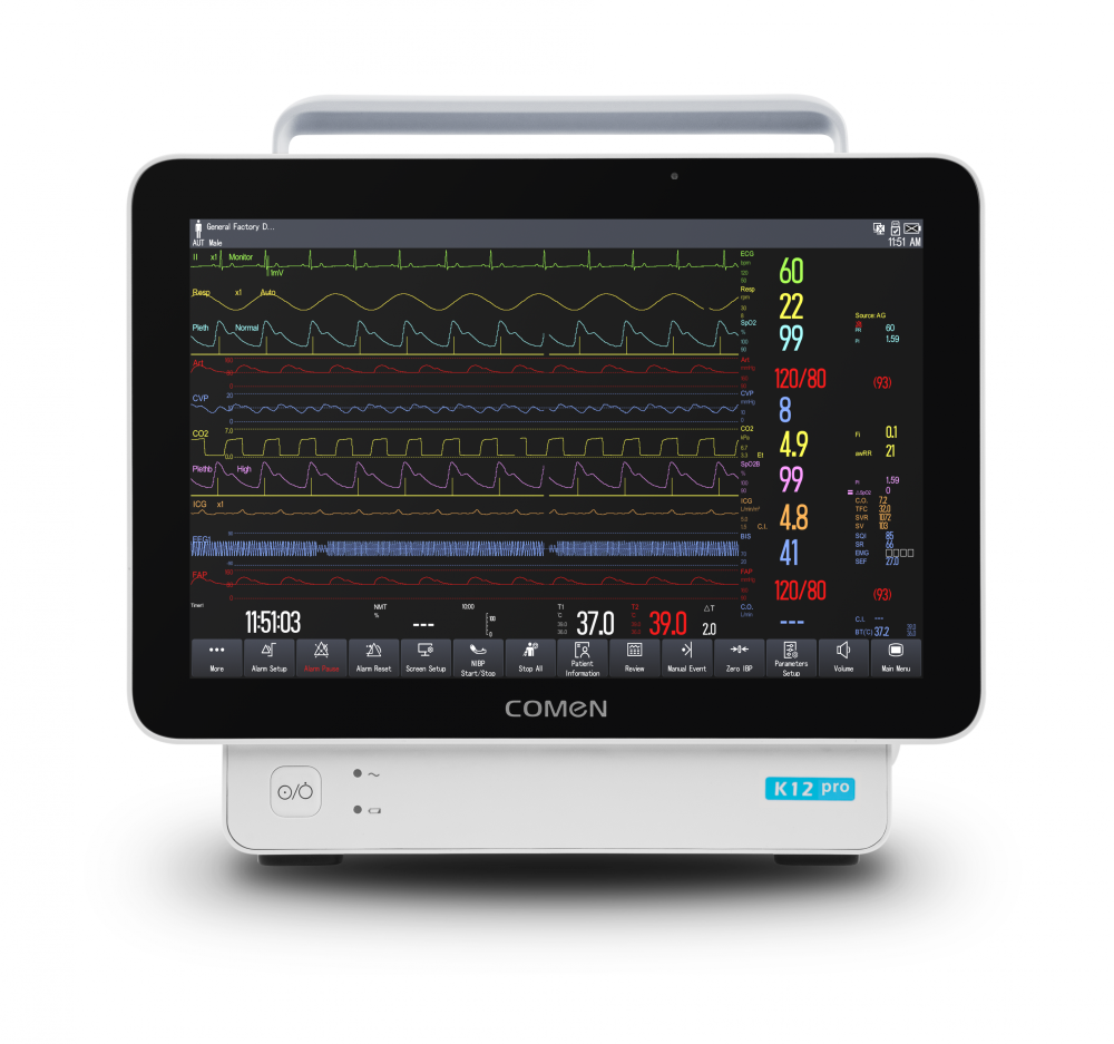 Фото Монитор пациента переносной COMEN K12 Pro