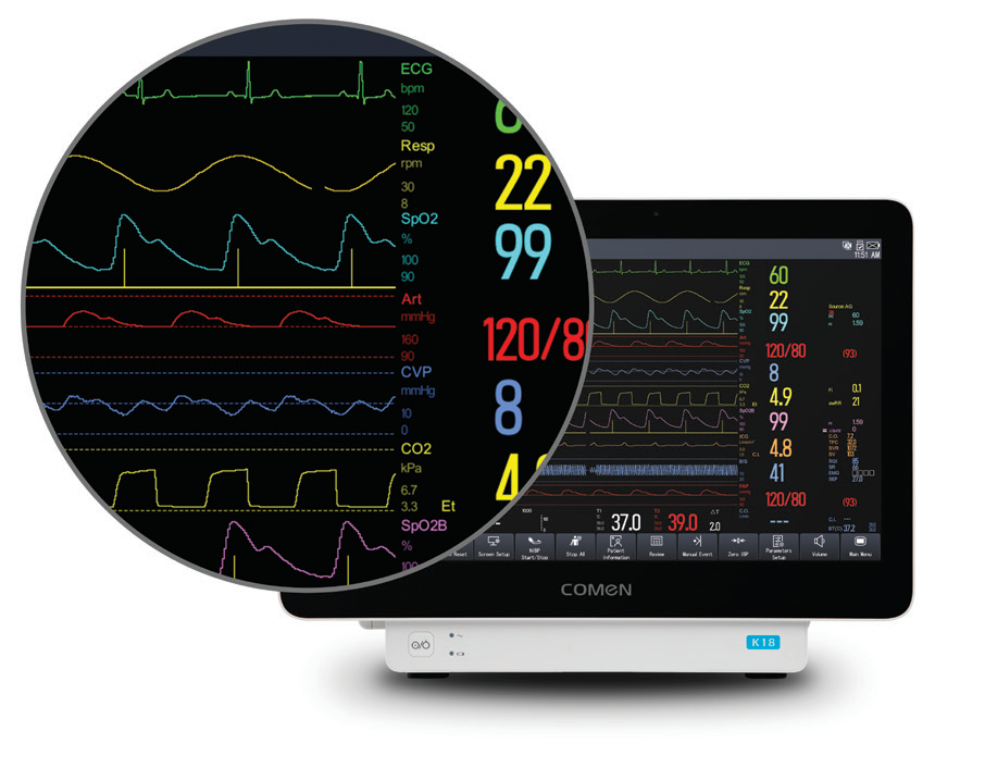 Фото Монитор пациента переносной COMEN K12 Pro