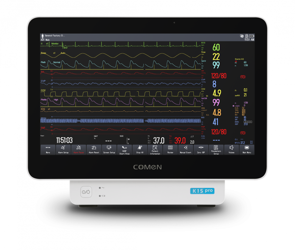 Фото Монитор пациента переносной COMEN K15 Pro