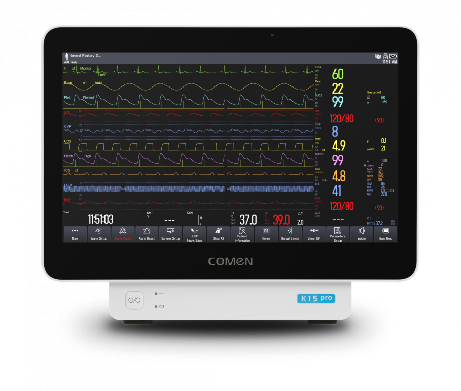 Фото Монитор пациента переносной COMEN K15 Pro