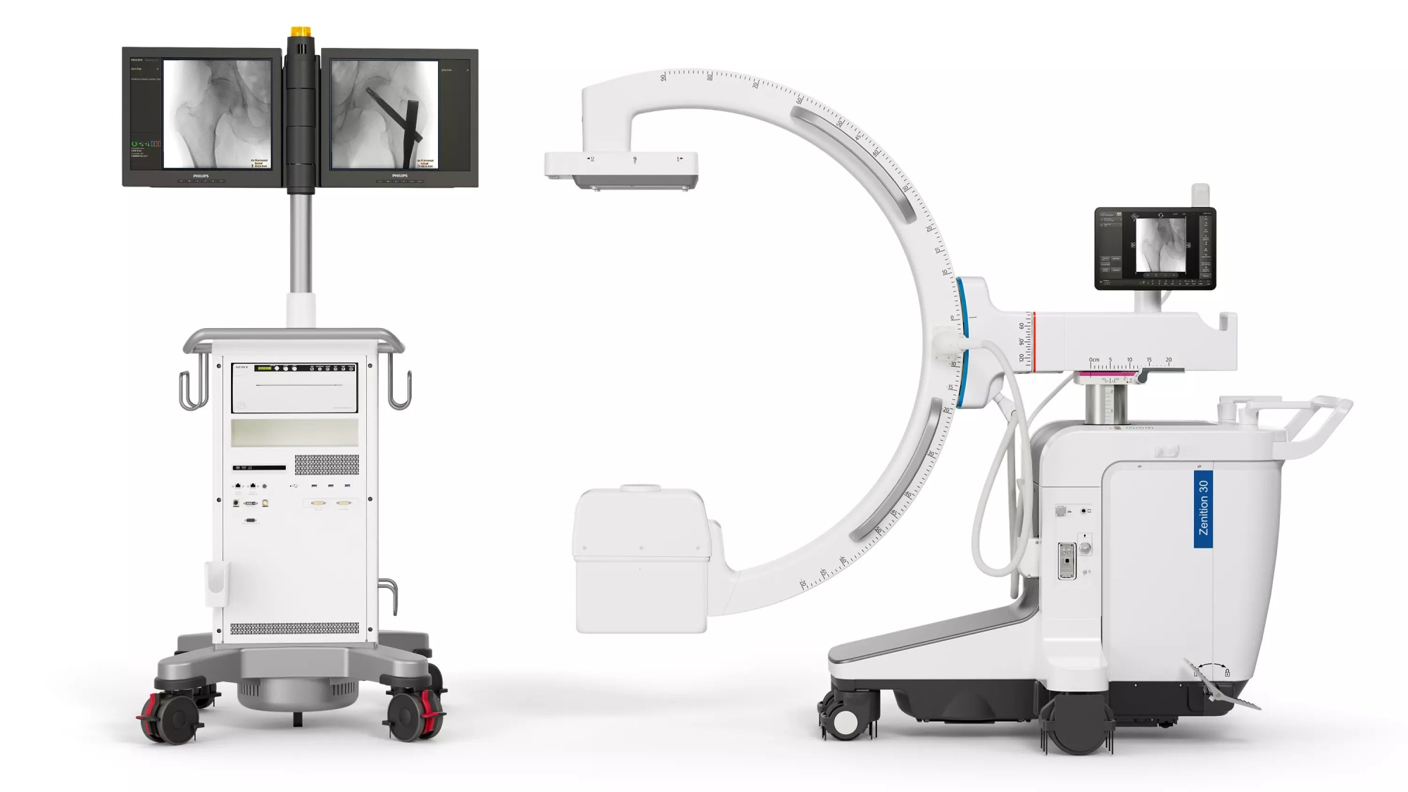 Мобильная C-дуга Philips Zenition 30 с плоским детектором